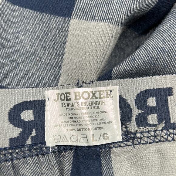 Joe Boxer Men's NWT Navy & Gray Check Pajama Bottoms Size Large - Picture 11 of 14